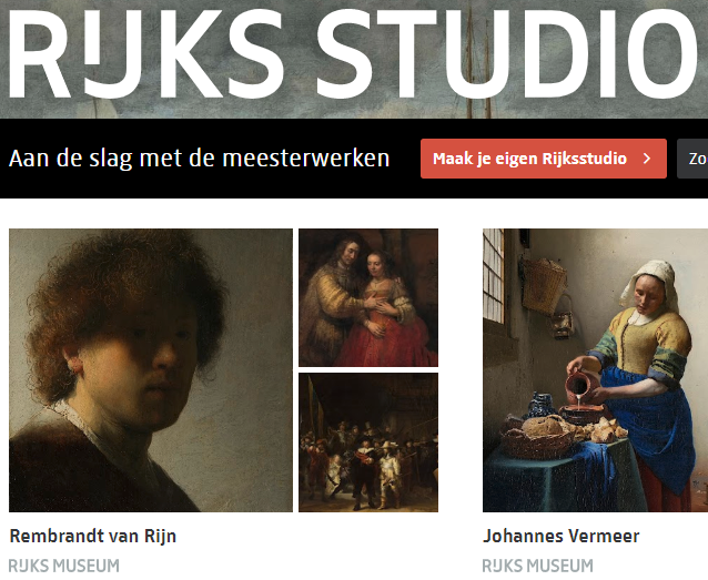Afbeelding die doorlinkt naar de pagina van Rijksstudio, ter inspiratie voor kunstwerken van Atelier Annette van der Swaluw